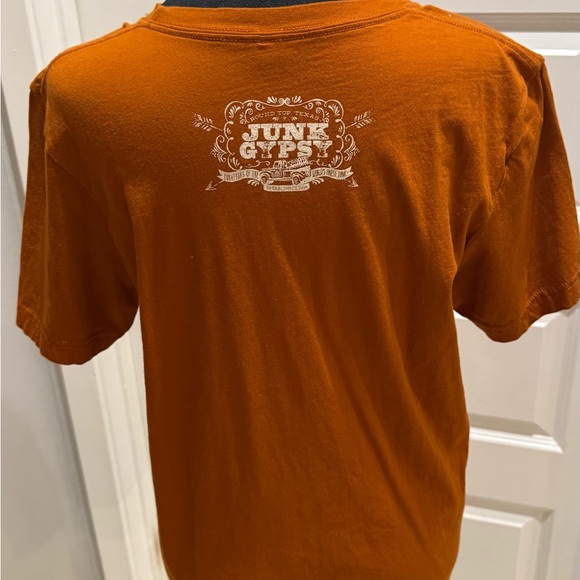 Burnt Orange Junk Gypsy graphic Tee - Picture 4 of 6
